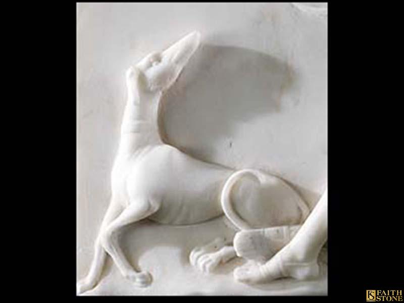 Tavoletta da camino in marmo statuario