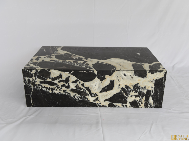 Calacatta Black Marble Coffee Table