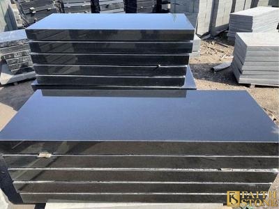 black granite slabs