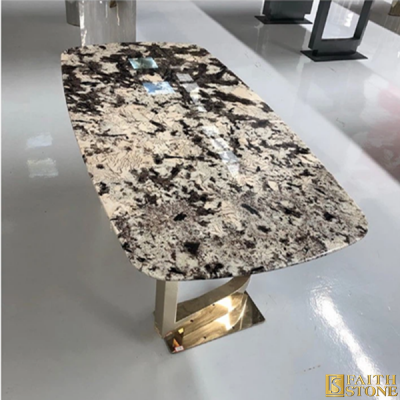  Granite Top Oval Table